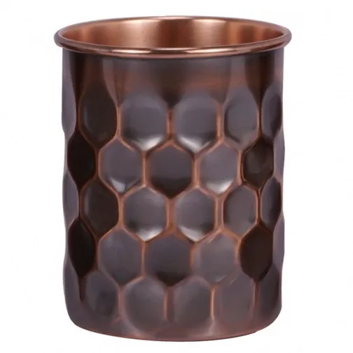 Perfectly designed copper tumbler enhances drinking experience keeps beverages cold perfect for entertaining guests