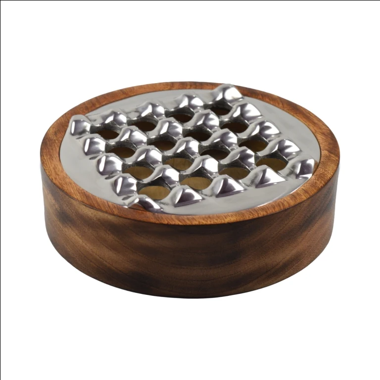 Superior Quality Wooden Steel Smoking Ash Holder Tobacco Tray Customized Size Ash Tray At Acceptable Price New Arrival Available