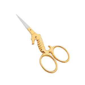 Embroidery scissors for handcrafting DIY work Crane Stork scissors used in Tailor crafting Bird Style Fancy Shears