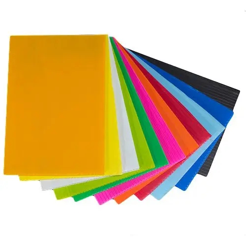 polypropylene plastic core flute sheet board