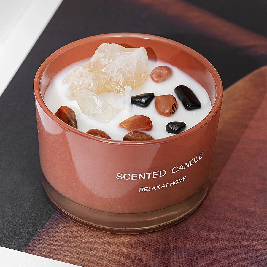 Paraffin Wax Type Fragrance 285g Handmade Scented High Quality Candles Christmas Parties Soy Wax From Vietnam