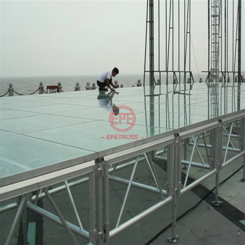 Hot Sale Modern Transparent Acrylic Glass Wedding Stage