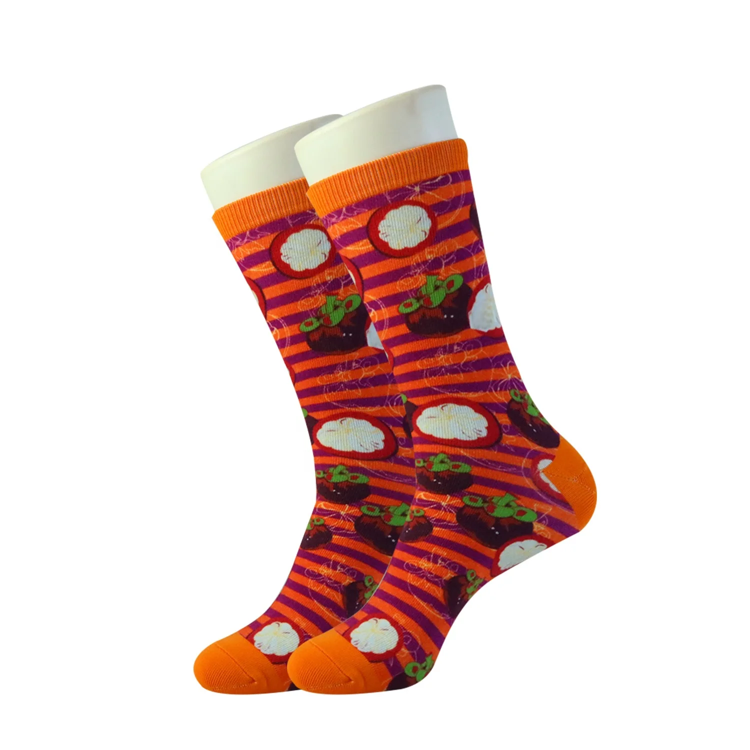 custom design outdoor waterproof Sublimation Socks Digital custom print cotton soft winter socks