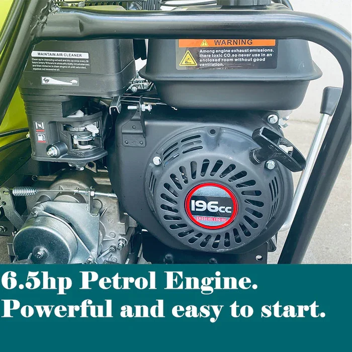 500KG Motorized Wheelbarrow Petrol Power 6.5HP Wheelbarrow 3F/1R Mini Dumper 360 Degree Turn 5.5Km/h