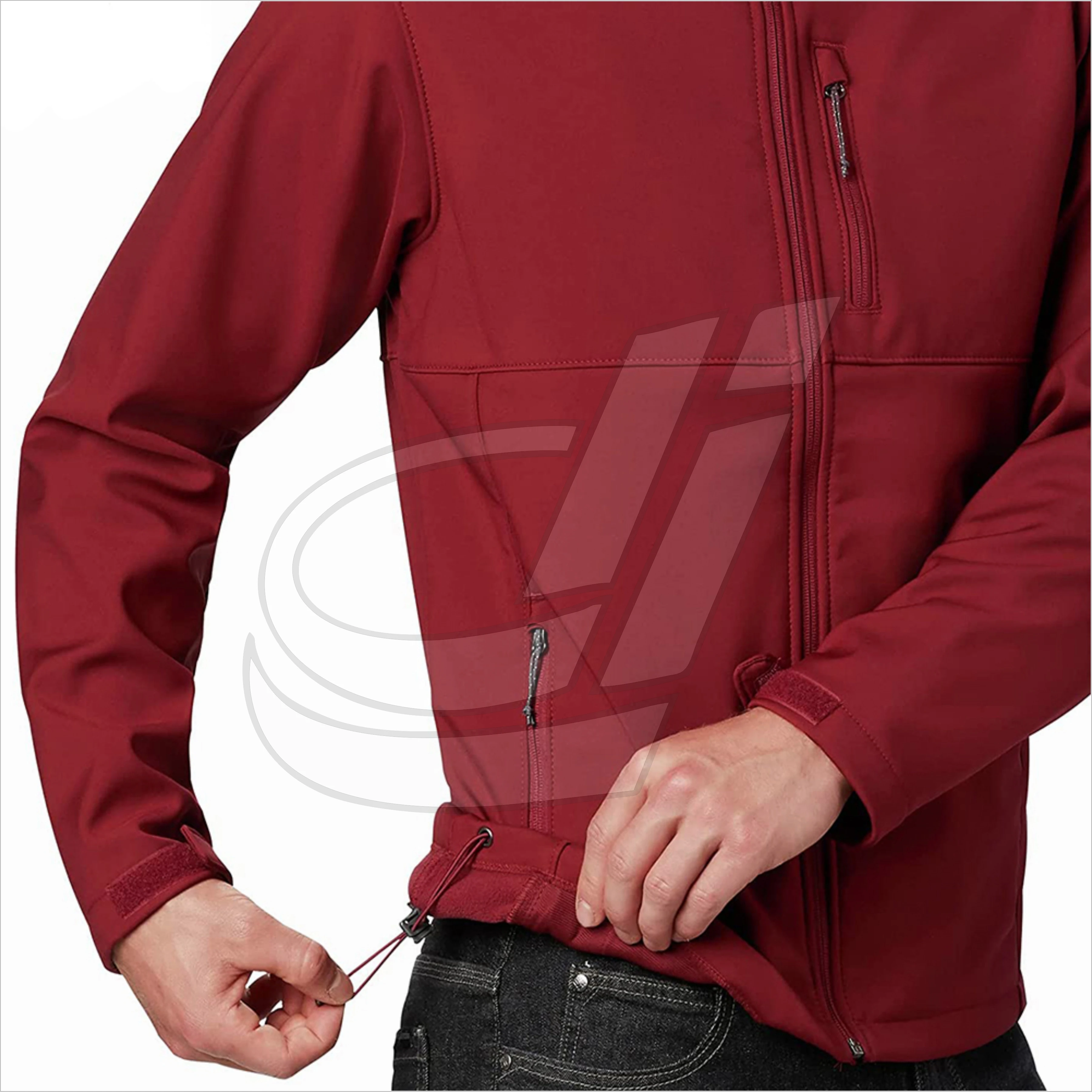 Wholesale Jackets Soft Shell For Gents Zipper Up Stand Collar Lightweight Winter Street Wear Jackets With Customized Size