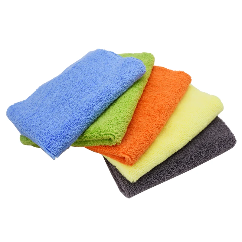 OEM Detailing 400GSM 40x40 Car Microfiber Cleaning Cloth Microfibre Towel with edgeless