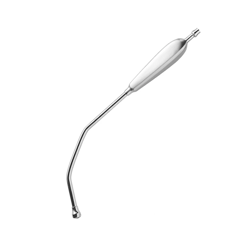 Surgical Grade Suction Instrument 12.5 32cm Working Curved 5mm Tube Hallow Handle Debakey Suction Tube