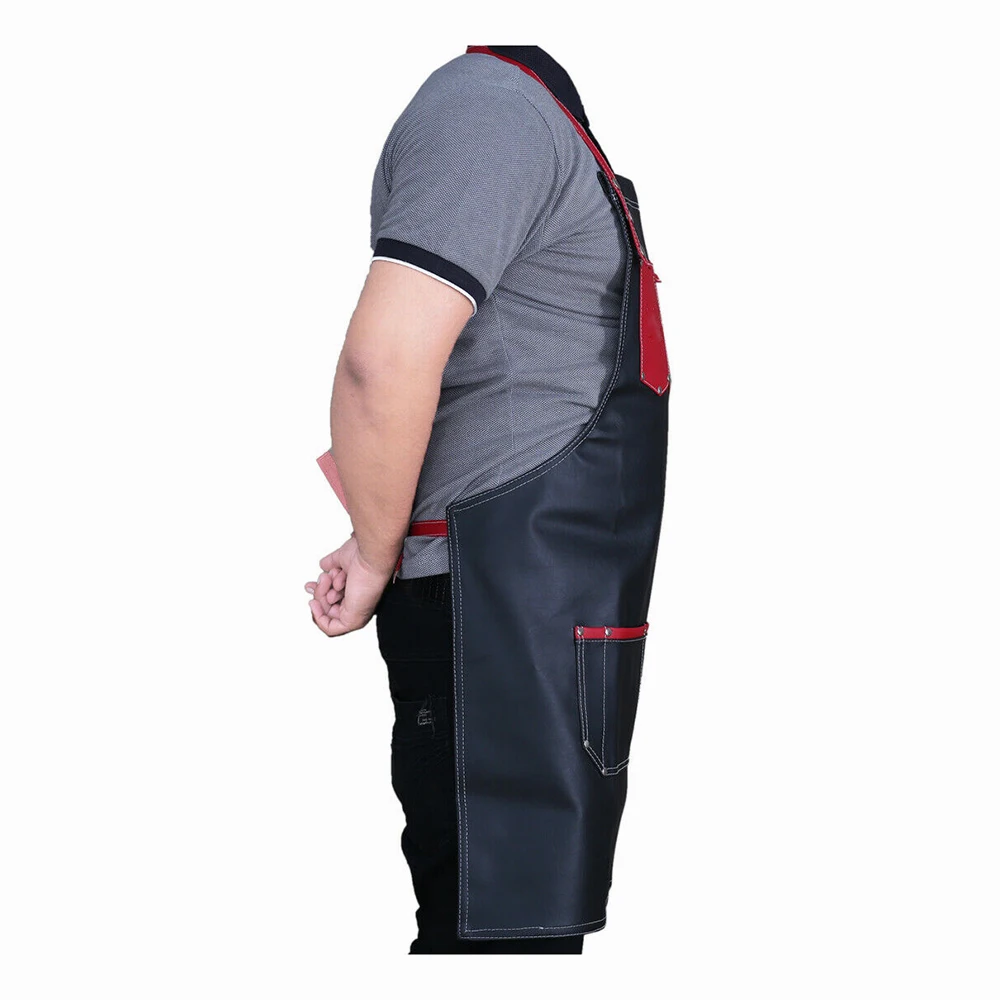 Hairstylist Barber Apron Professional Leather Hairdressing Barber Apron Professional Breathable Barber Apron