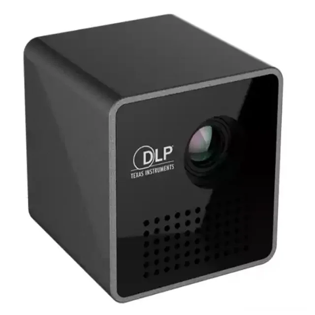 Проектор P1S, мини портативный домашний HD проектор DLP для мобильных телефонов и ПК