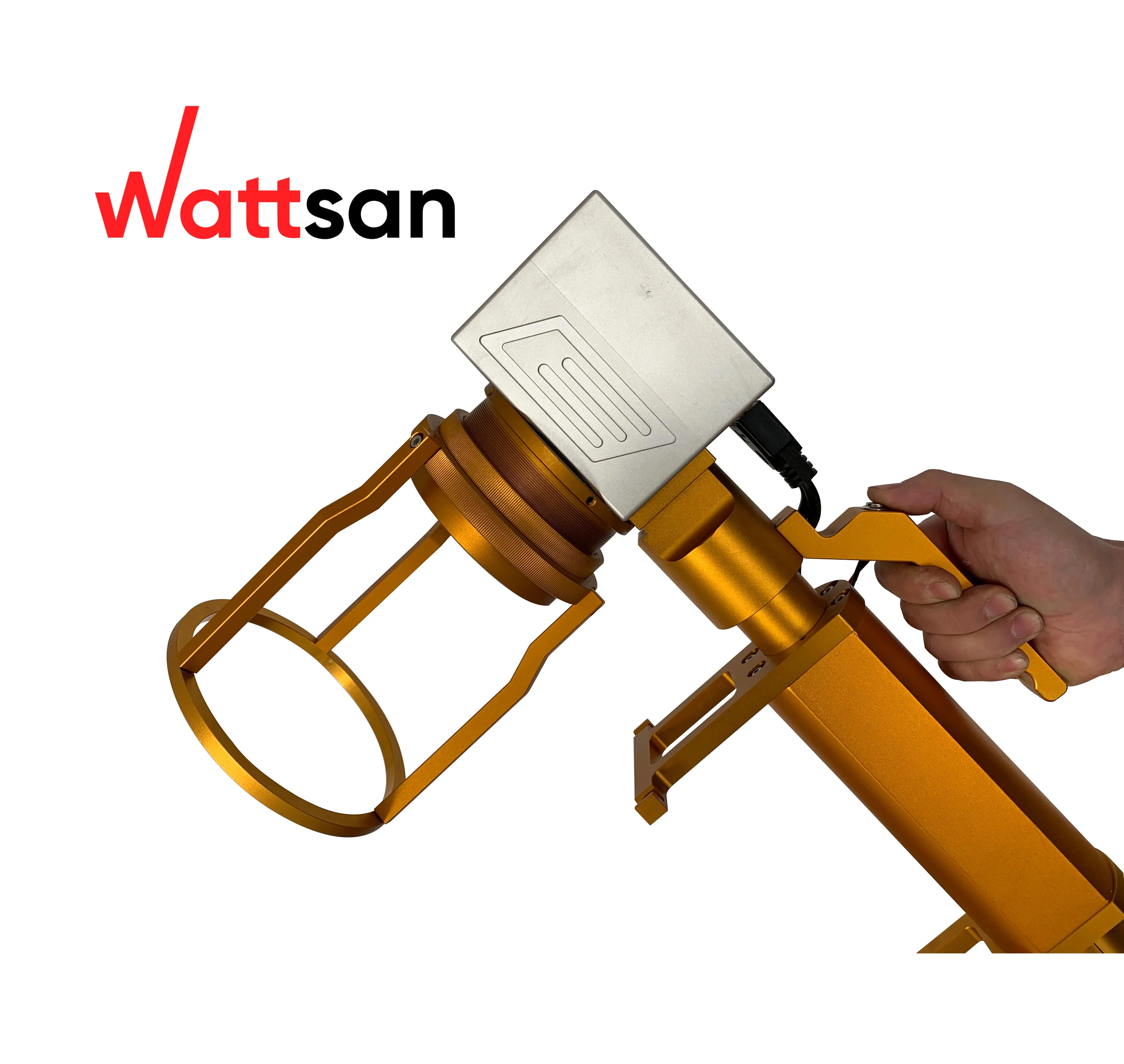 Wattsan FL HH ручной 20 Вт/30 Вт/50 Вт волоконно-лазерная маркировочная машина портативный гравер RAYCUS лазерный источник Galvo головка BMP