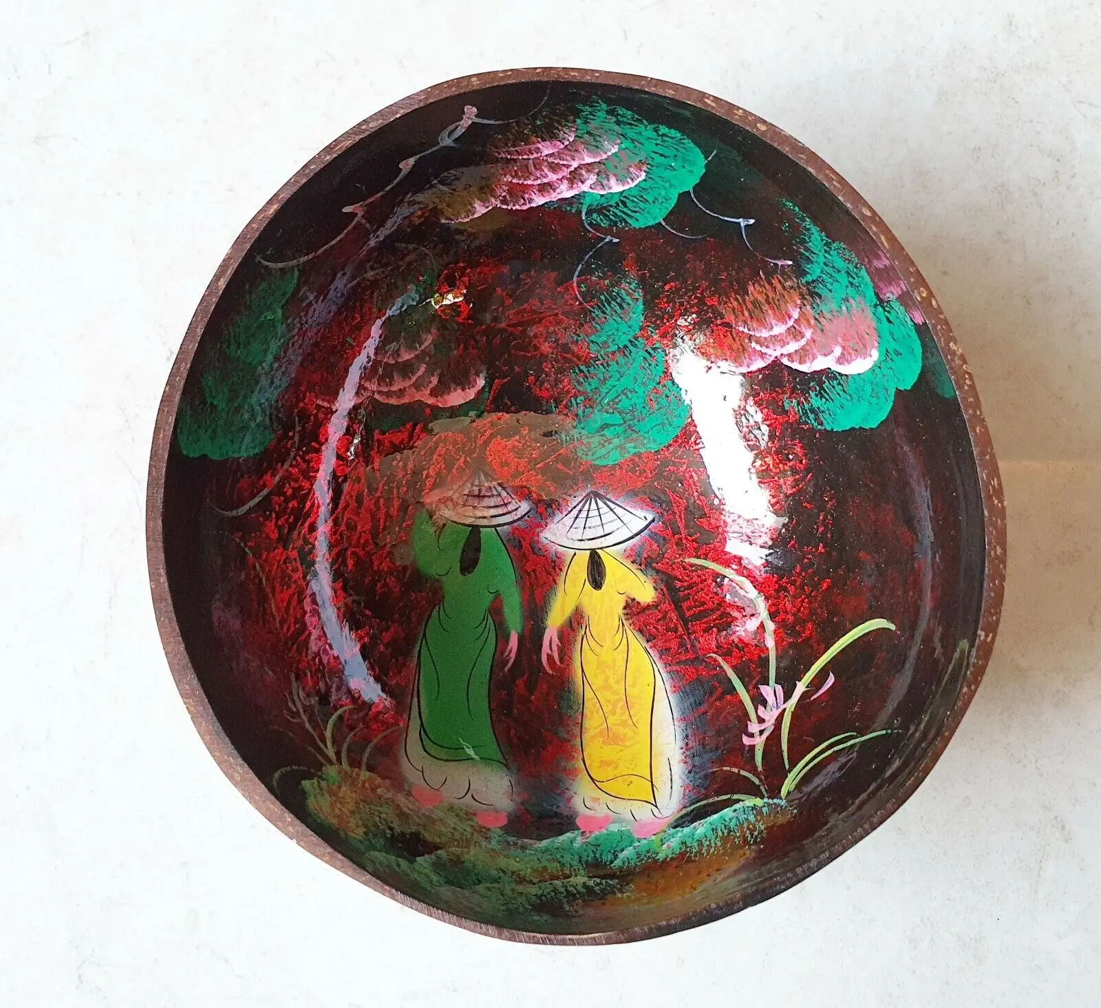 Ручная работа, лак, чаша из кокосовой скорлупы, декоративные чаши, большое количество, индивидуальная Настройка, принимается Премиум, лучший продавец