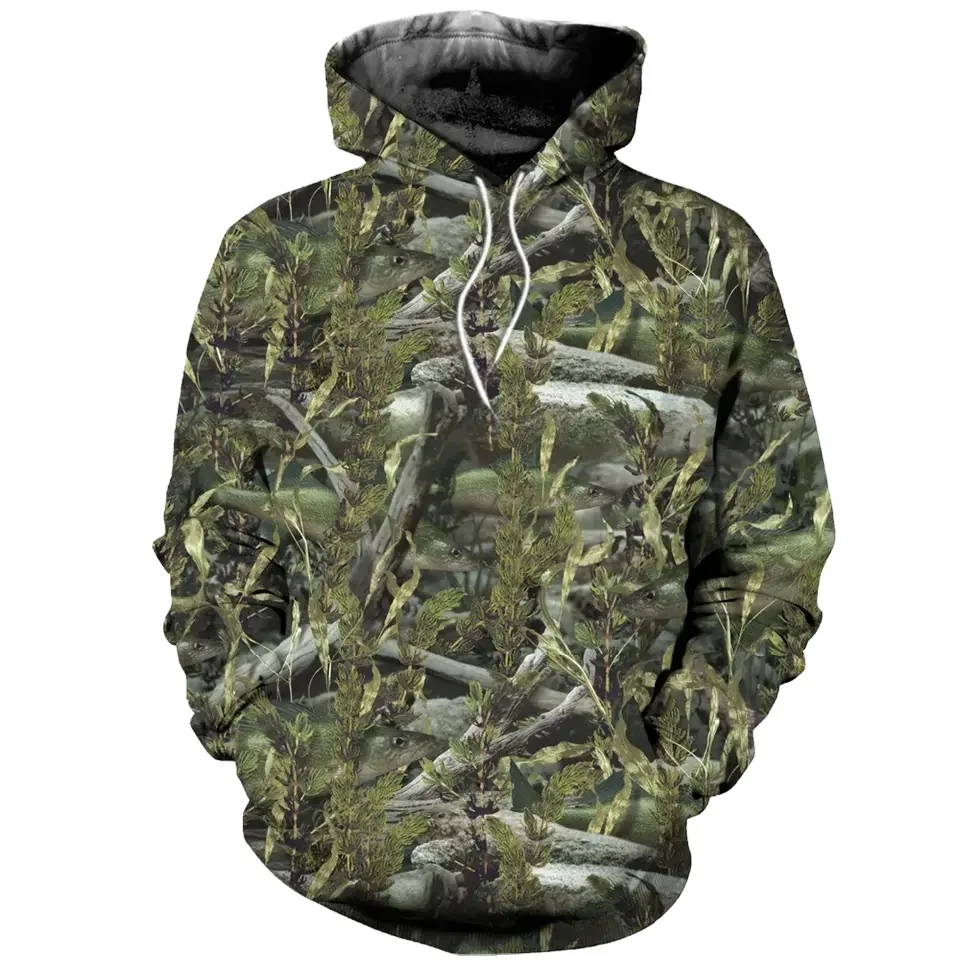 2023 Top High Quality Boar Hunting sublimation 3D printing Long Sleeve plus size custom label men Hoodie
