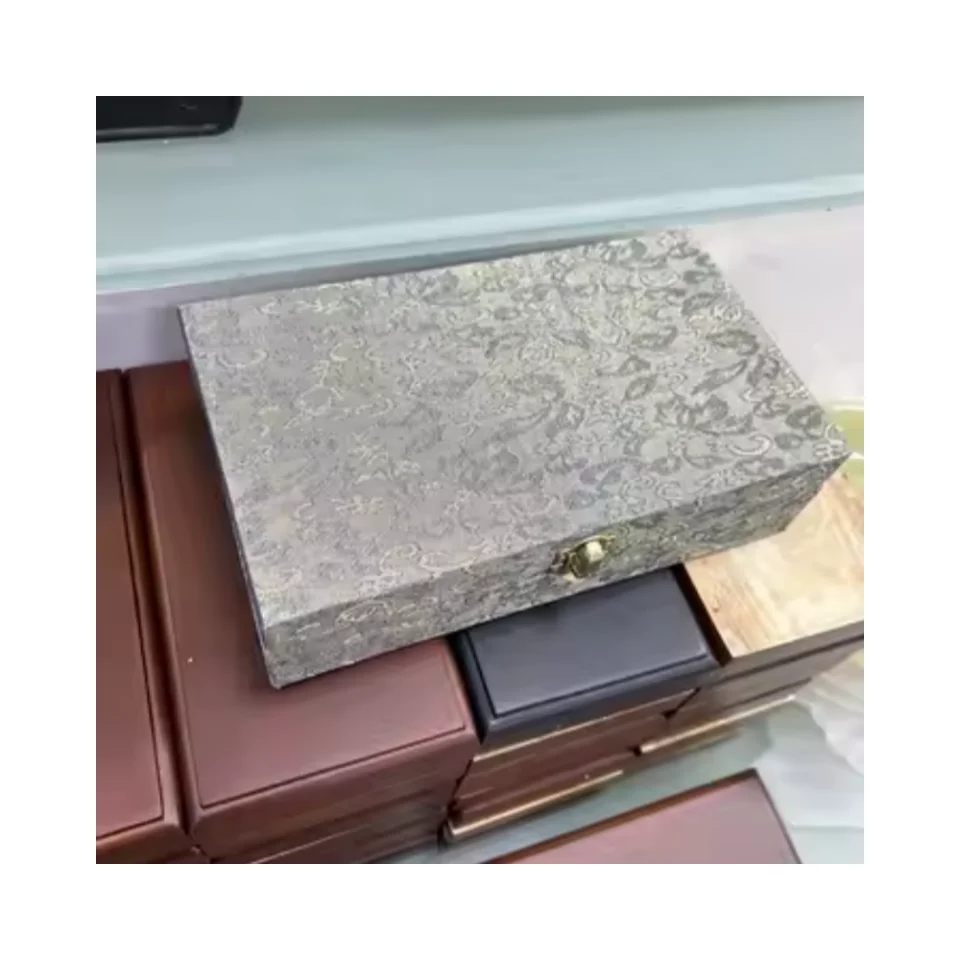 Customized Natural Blue Jade Marble Tray Jewelry Display Tray Marble Tray Gift Box