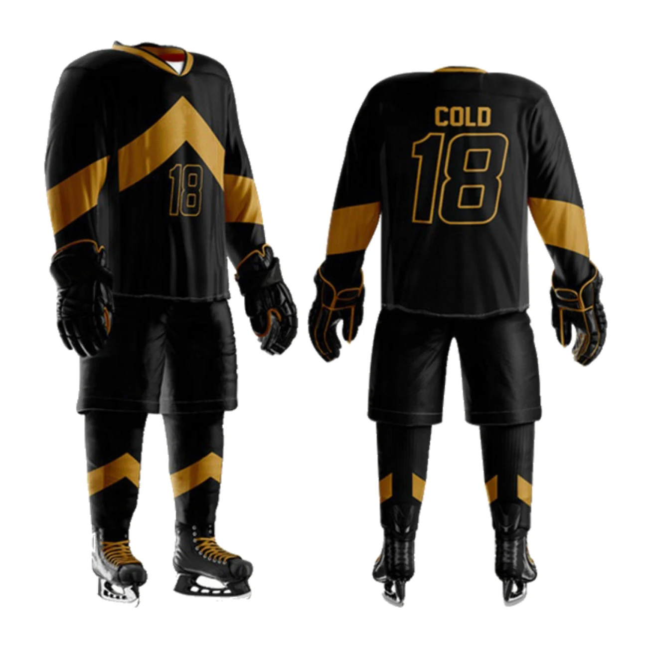 Wholesale Price Custom Designed Ice Hockey Uniform with OEM Team Name Printed Sets with Sublimation Technique