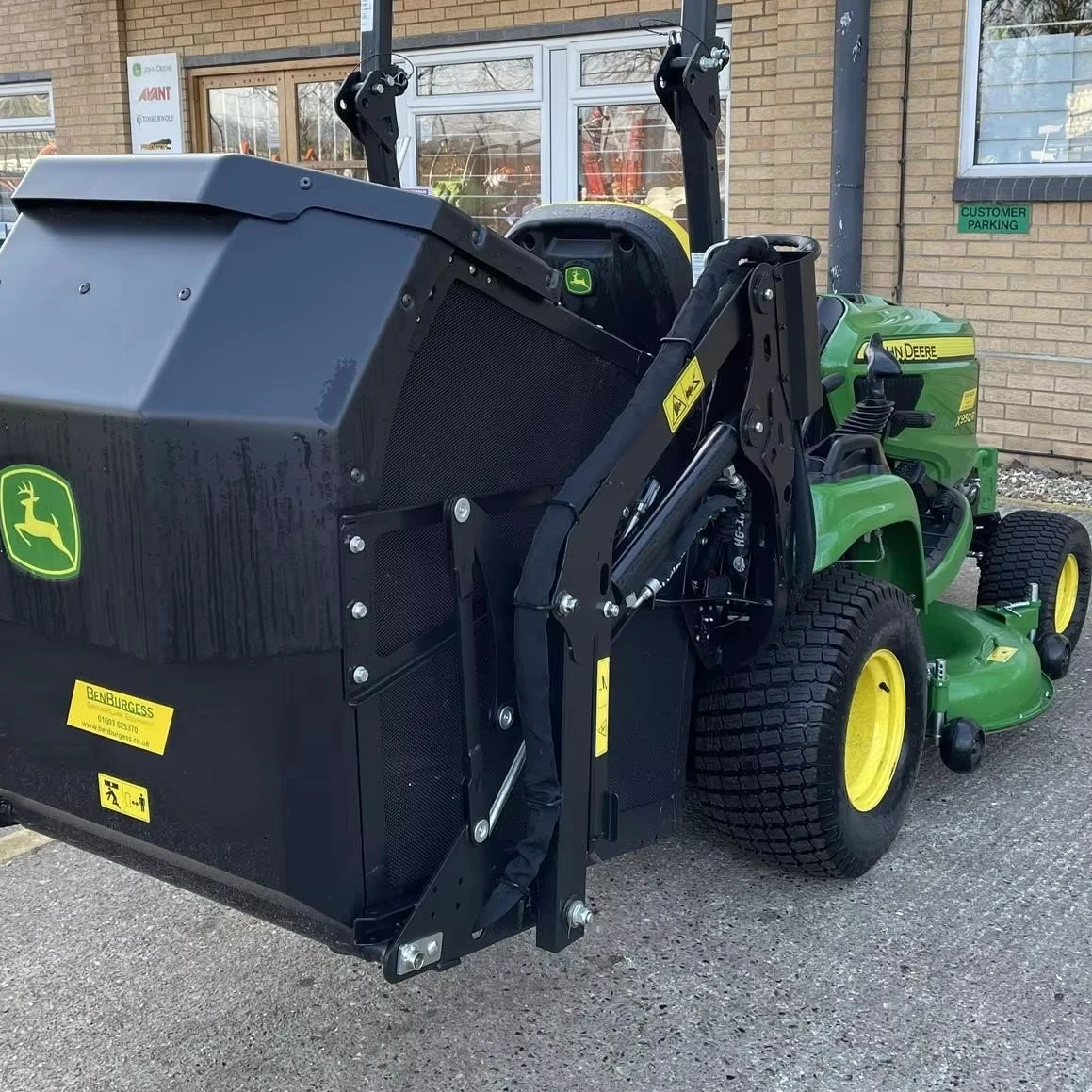 2024 John Deer X950R сельскохозяйственная техника косилка с нулевым поворотом газонокосилка садовая гусеничная маленькая