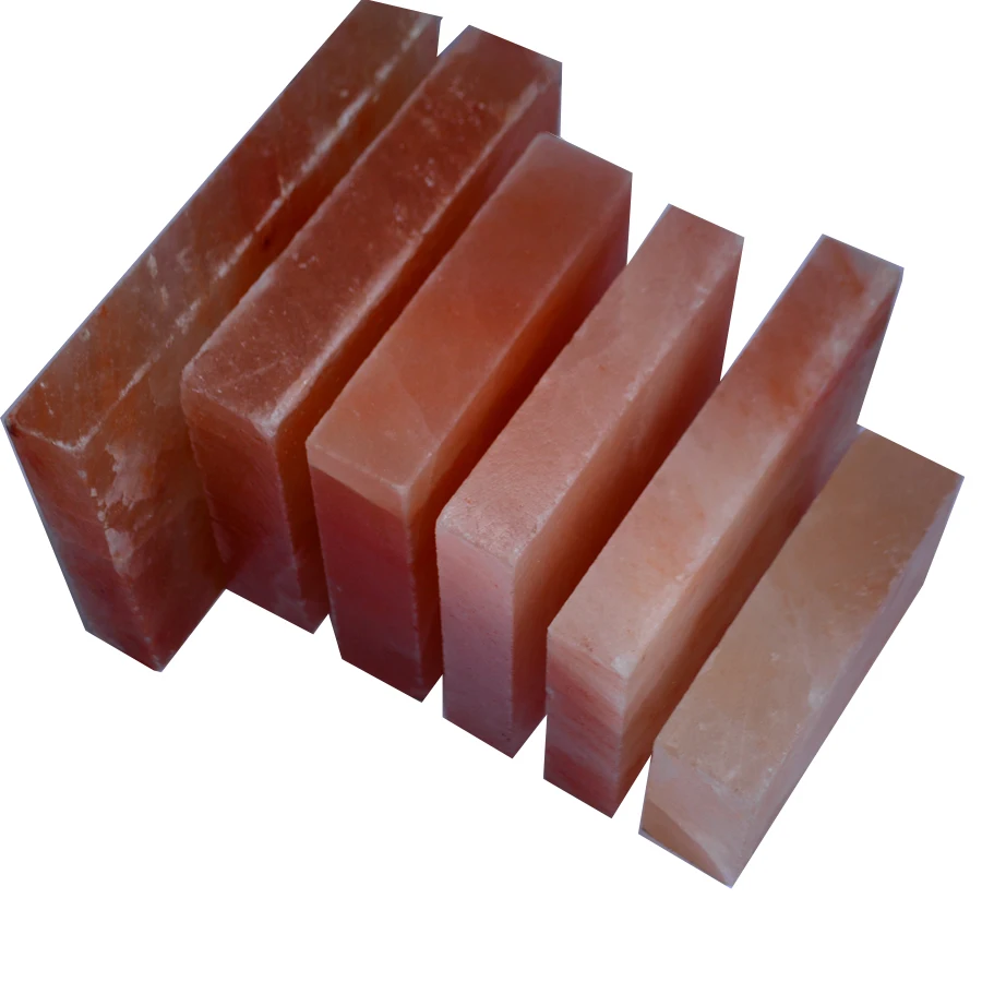 High Quality Himalayan Salt Bricks Rock Salt Bricks & Tiles Pakistan Custom Made Himalayan Salt Tiles