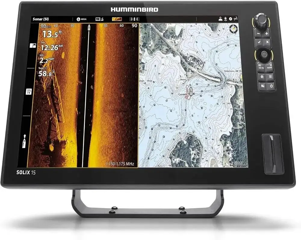 TOP QUALITY FOR NEW Best For HumminBird SOLIX HELIX 15 G2 Fish Finder with Chirp, Mega Si+, 15.4-Inch-Dis