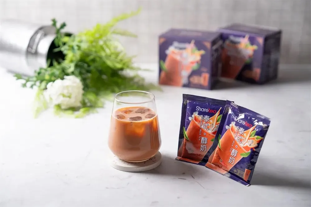 Аутентичный тайский сливочный молочный чай SHARETEA мгновенный 3 в 1 микс сладкий и гладкий раствор для напитков