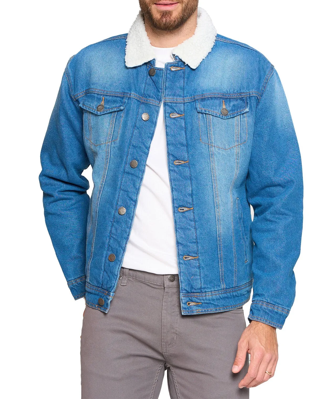 High Quality Luxury Streetwear Punk Heavy Canvas Custom Logo Cotton Blank Zip Up Vintage Jacket For Men