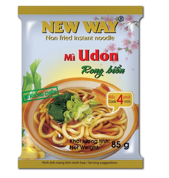 Udon Seaweed flavor Vegetarian Products Non Fried Instant Noodle New Product Supplied by Pretigious Supplier