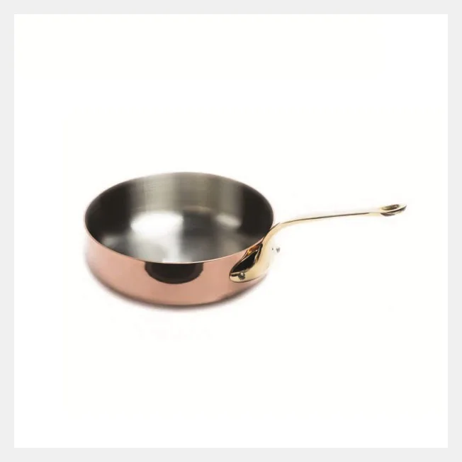 New Fashionable Design Copper Plated Fry Pan Dinner Cooking Utensils Shiny Square for Event Parties Best Price