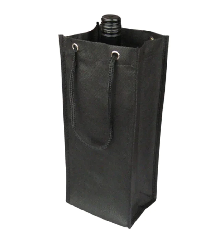 100% Made in Vietnam Promotion Comfortable Eco-Friendly Non Woven 4 Bottle 6 Bottles Non-woven Wine Bag With logo Customized