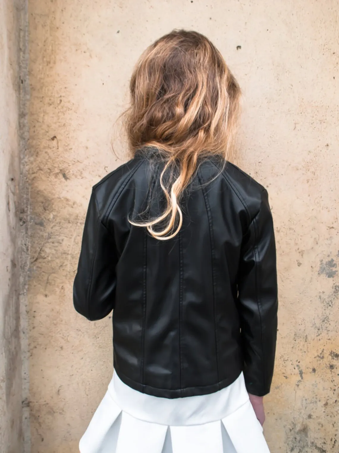 Baby Girl Winter Coats and Jackets Children Buttons Fall Winter Leather Jacket for Kids Boy and Girl