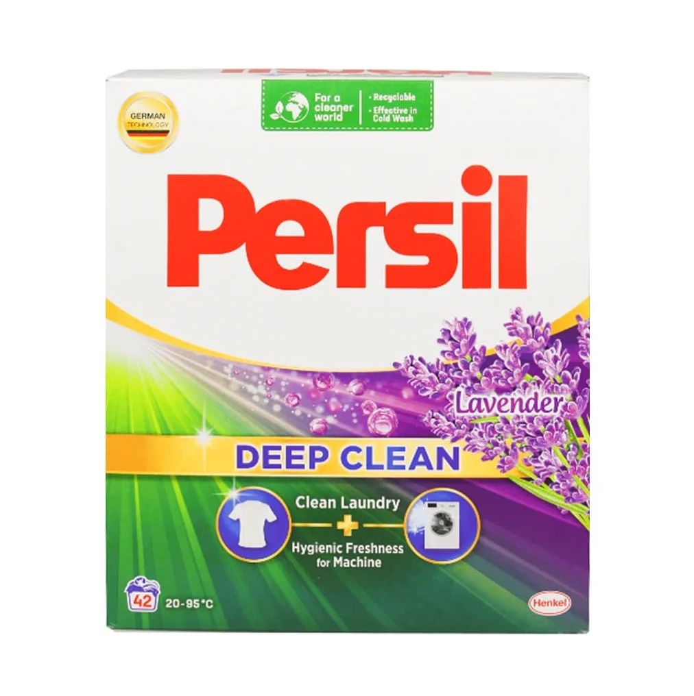 PERSIL LAVENDER Washing Powder - 2.52kg (42W) - Fresh & Clean Laundry with a Soothing Scent