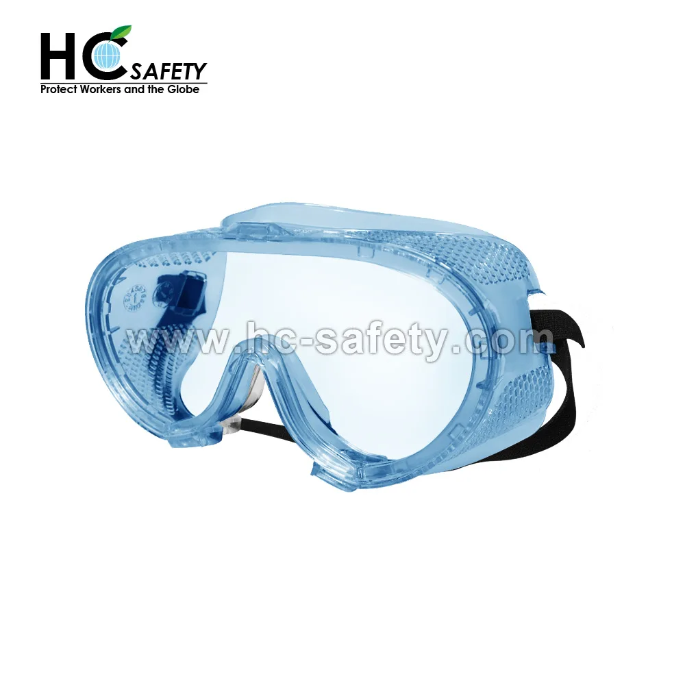 A611-3A flexible vinyl frame dust goggles personal protective equipment anti fog safety goggle lab safety goggles