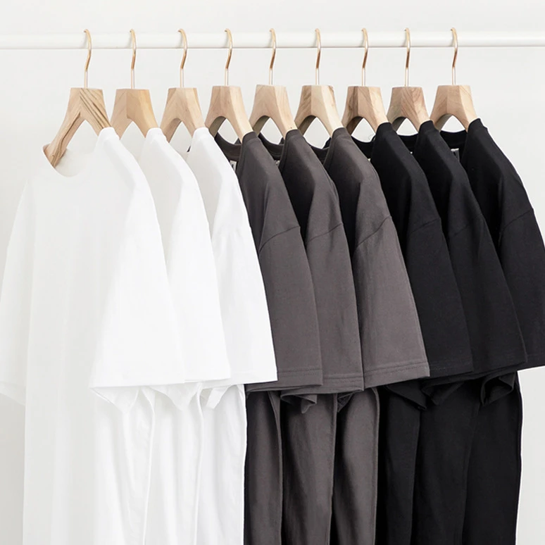 OEM high quality 260g 100% cotton design logo t shirt white blank oversize heavyweight t shirt manufacturer custom mens clothing