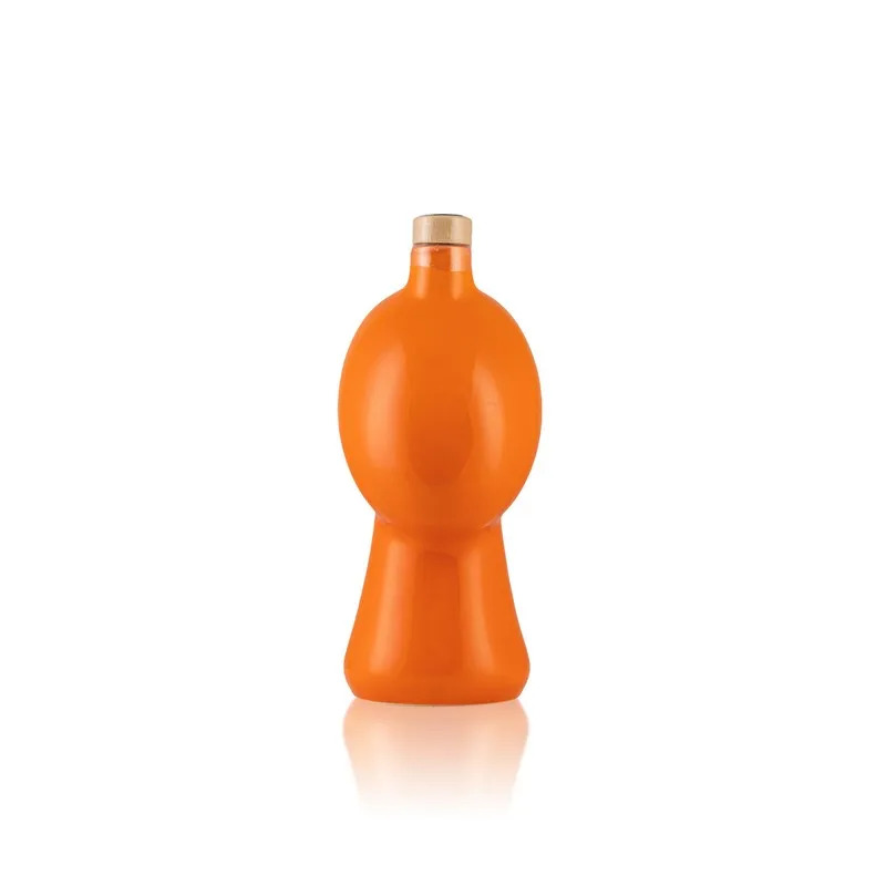 Wholesale price italian  Extra Virgin Olive Oil orange ORCETTO gift souvenir Coratina 500ml for sale
