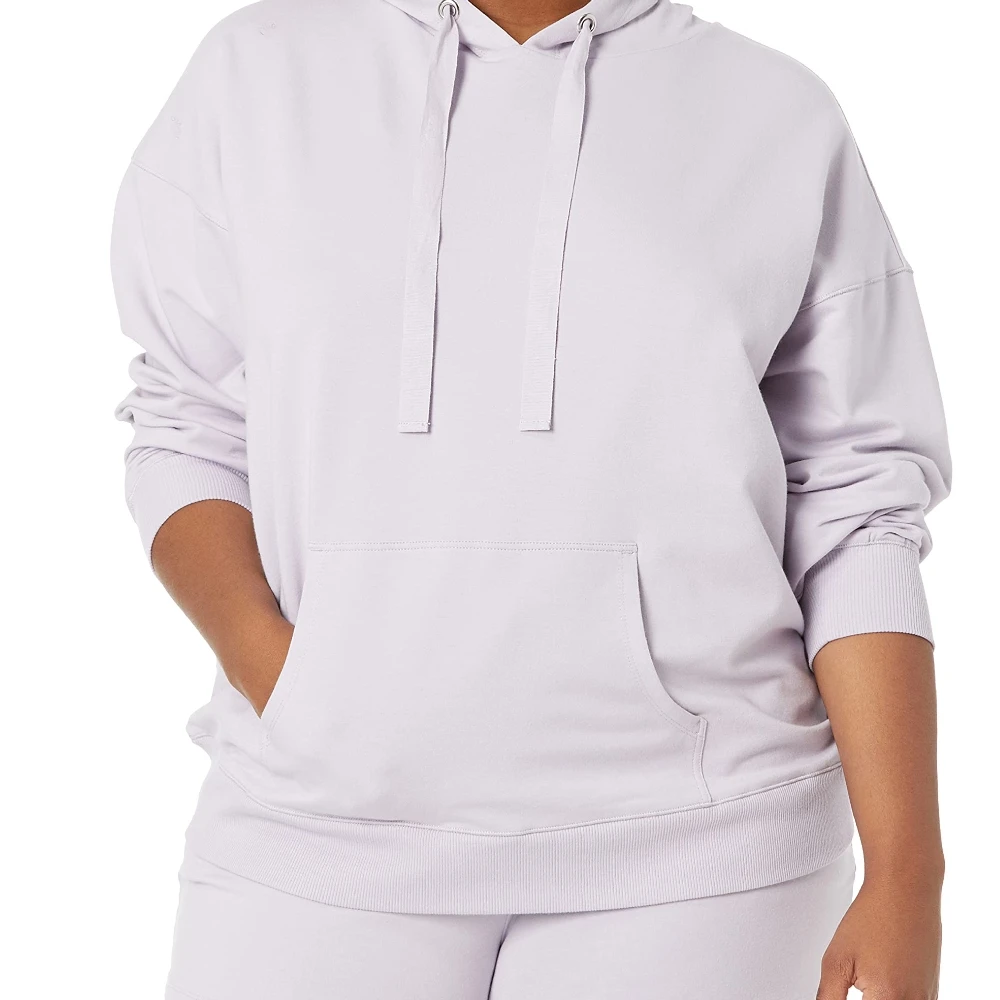 Custom womens hoodie mesh fabric gym wear pull over hoodie for women custom color hoodie