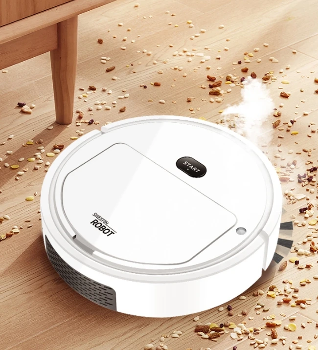 3 In 1 Intelligent Sweeping Robot Spray Humidifier Aspirateur Robot Vacuum Cleaner And Mop For Pet Carpets,Hard Floors