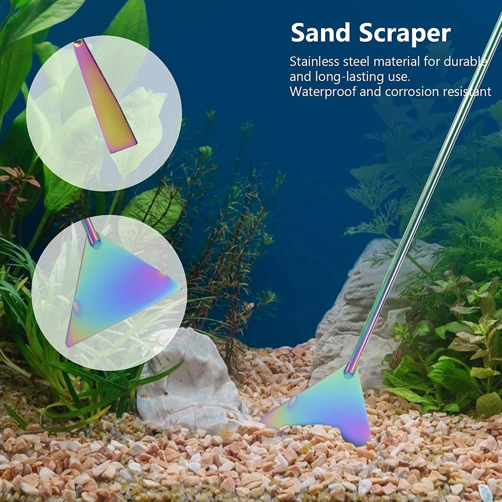 Aquarium Tools Set Plants Tweezers And Scissors Grass Stainless Steel Cleaning Tools Plants Fish Tank Accessories