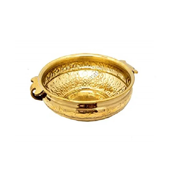 Modern Theme Metal Urli Diya Pack of 3 With Brass For Interior Home Decor Diwali Bowl Diya For Home Decoration