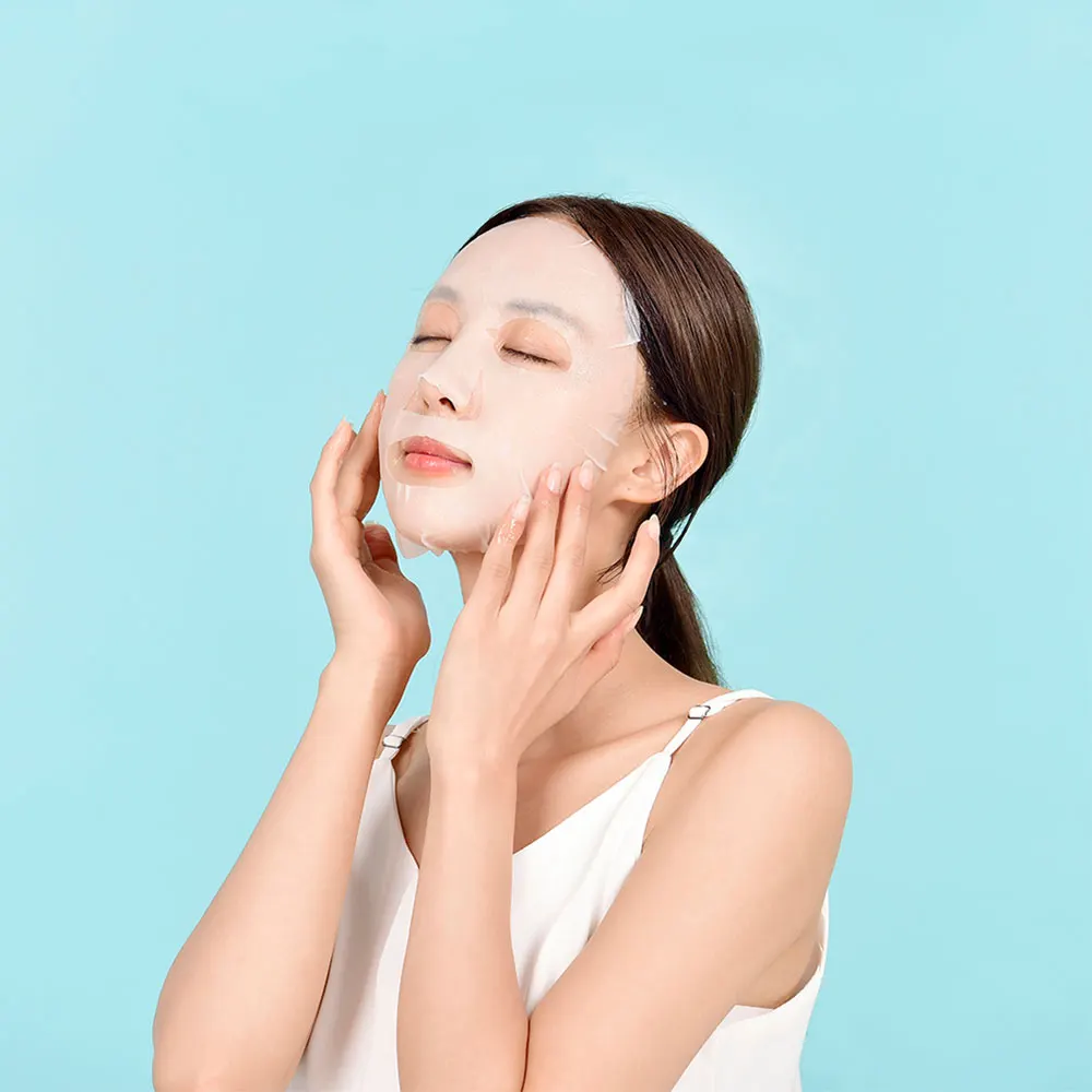 Korean made skincare Oxygen Nano-bubble Calming Mask Pack SANPRE anti-aging brightening dewy half day enhancing skintone