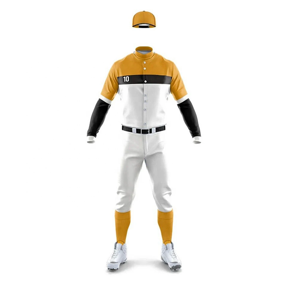 Custom Design Plus Size Baseball Uniform Team Wear Softball Uniform Set With High Quality Fabric Baseball Uniform for Adults