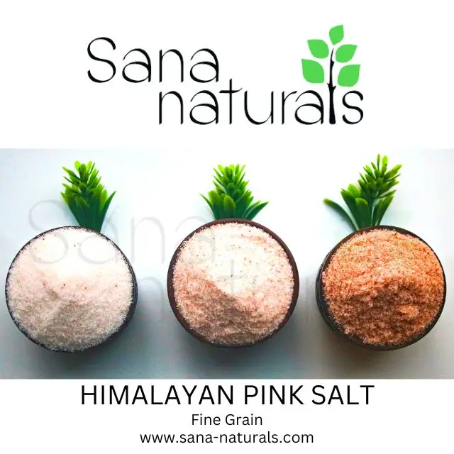 Himalayan Pink Salt By Sana Naturals - Fine Grain 500gms bottle - 100% Natural Premium Quality - Food Grade from Pakistan