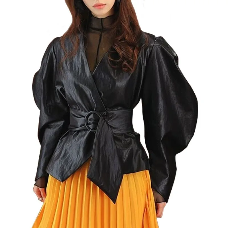 Genuine Leather Jacket Women Party Natural Real Sheepskin Coat Female Spring Autumn Ladies Leather Jacket