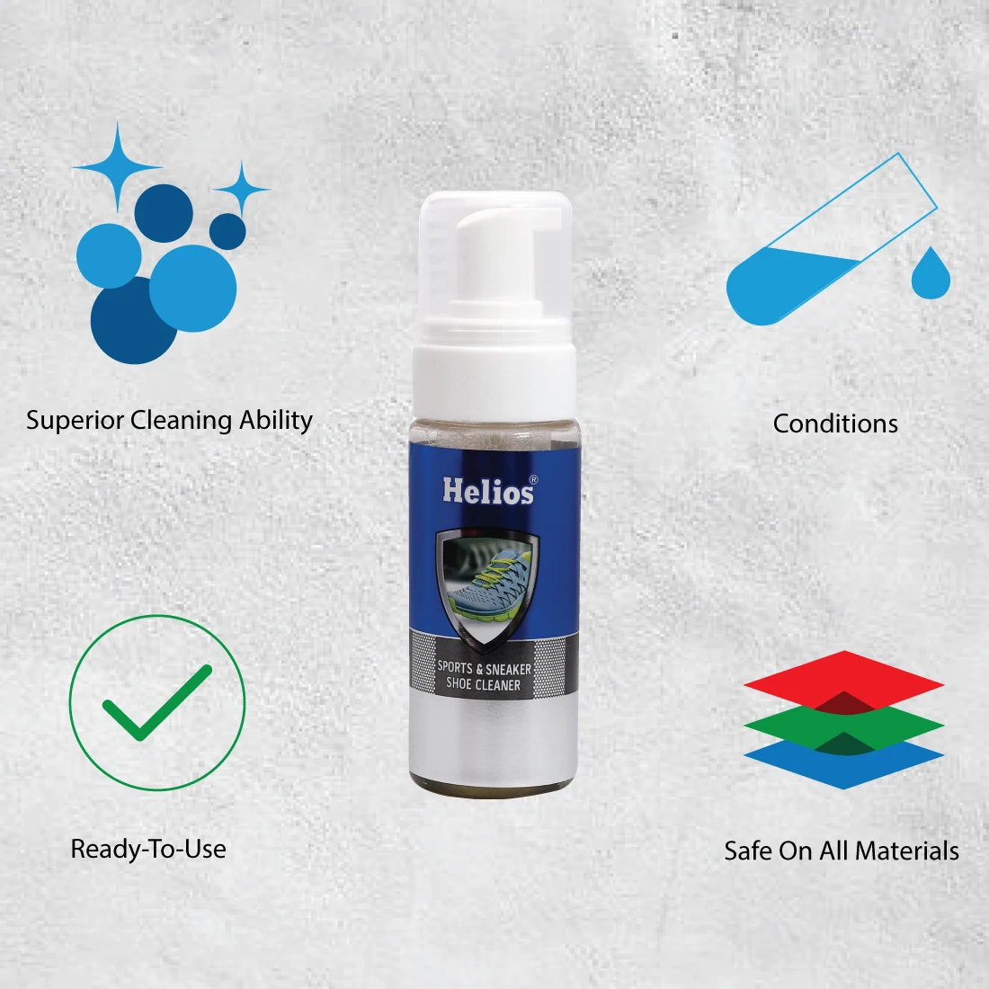 Новое поступление индивидуальные средства для ухода за обувью в одном комплекте от Helios ног свежий и спортивный набор