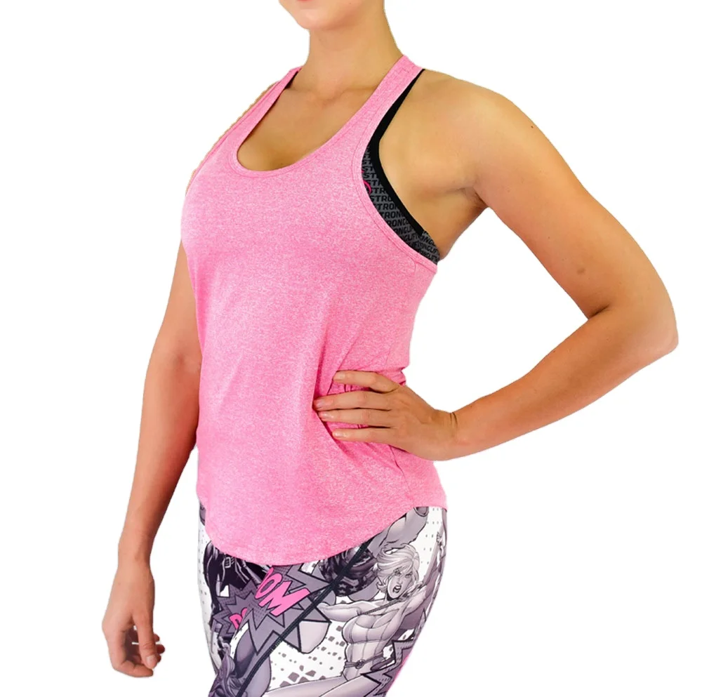 Tank Tops for Ladies Females Girls Women Sleeveless Cotton Spandex Racerback Top Pinks Made In Pakistan