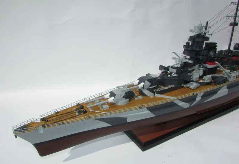 BISMARCK - WOODEN COMMERCIAL SHIP  MODEL HIGH QUALITY PRODUCT MADE IN VIETNAM