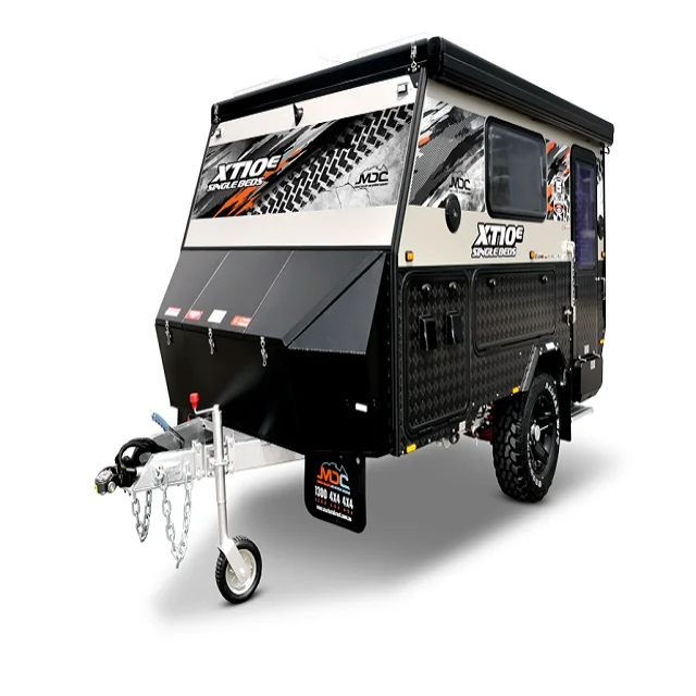 Popular luxury multifunctional pop top tent standards Mini lite Camper trailers caravan 13ft caravan With Shower And Toilet