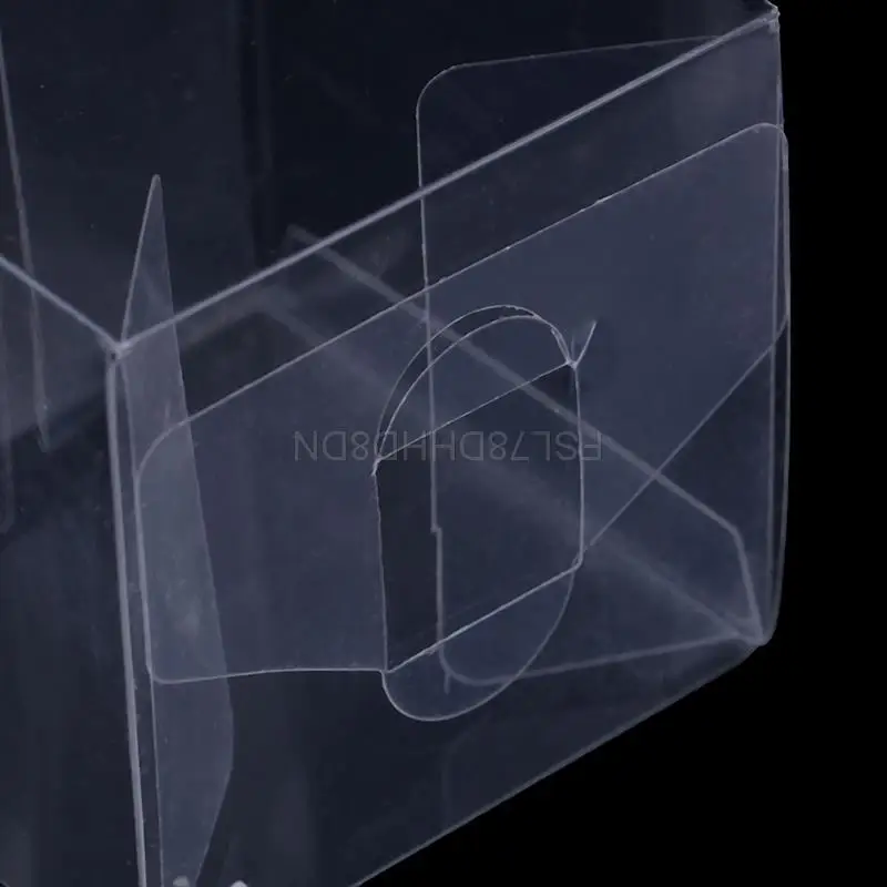 Pvc Transparent Gift Packaging Box Frosted Matte Box With Hand Made Candy Tea Toys Model Case PP Plastic Folding Cake Box