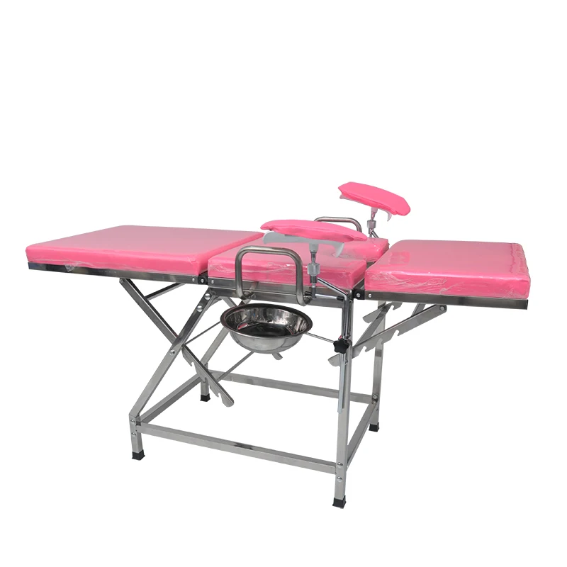 Gynecological examination of beds and delivery tables for obstetrics stainless steel examination beds