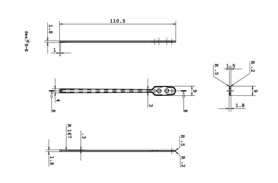 Bio premium quality italian coffee stirrers iconic shape recyclable plastic in hygienic box for hot cold drinks tea mm 110