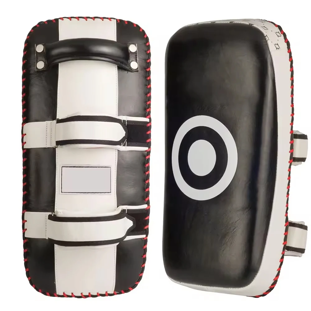 New 2024 Custom Made MMA Boxing Training Equipment Curved Taekwondo Focus Mitt Kicking Pad Punching Pad Kick Shield