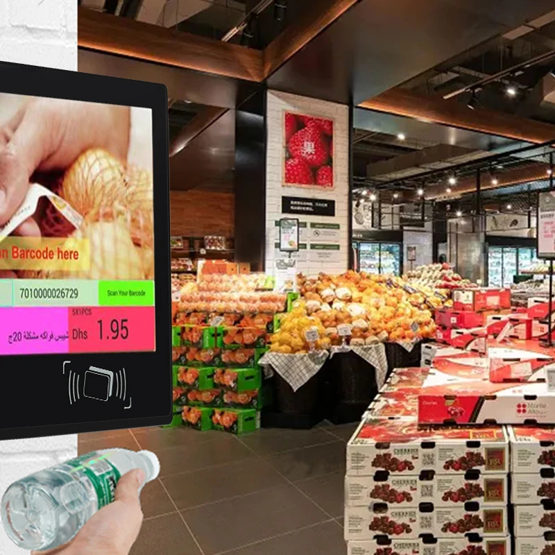 LICOERD M1A-116C-1K Wall-mounting Information Kiosk Supermarket Price Checker