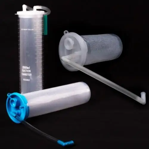 Hot Sale Hospital Disposable Translucent 1000ml High Leakproofness suction liner bag