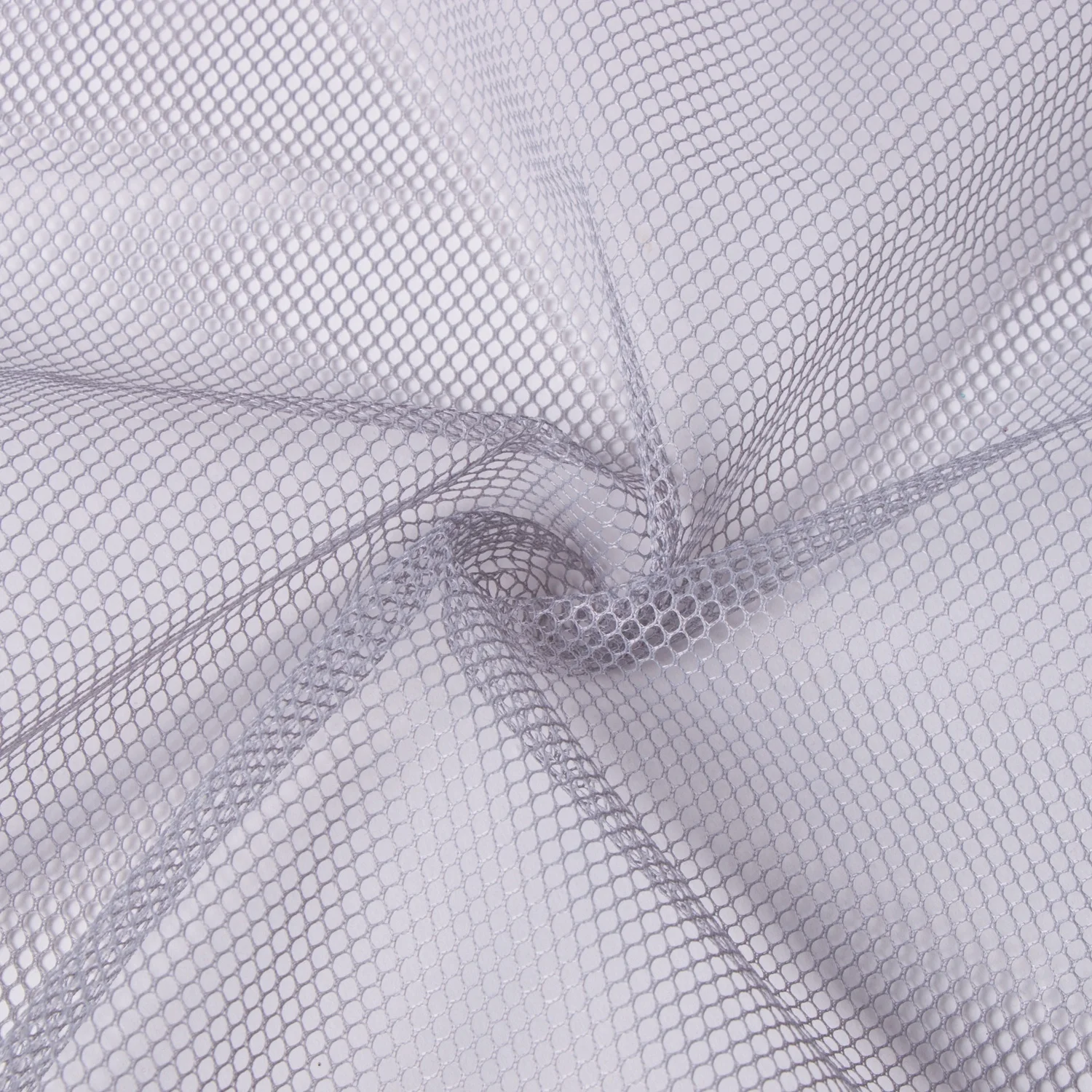 Wholesale 100% polyester 50D Hex hard mesh tulle net fabric